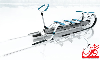 سورتمه ی برقی برای حرکت در برف ساخته شد+عکس 1